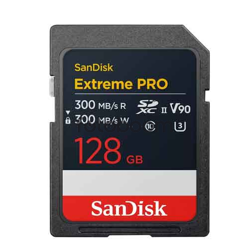 SD UHS-II 128GB V90 300MB/s
