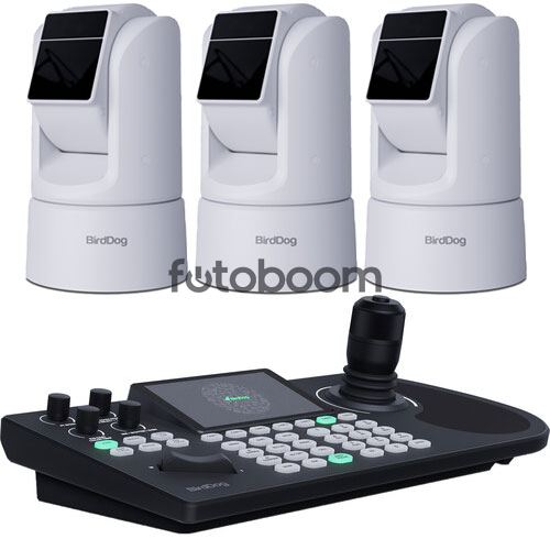 Kit 3x O4 Outdoor 4K 30x (Blanca) + KBD