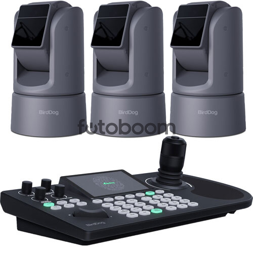 Kit 3x O4 Outdoor 4K 30x (Gris) + KBD