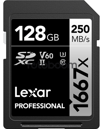 SD Pro Silver UHS-II 1667x 128Gb V60
