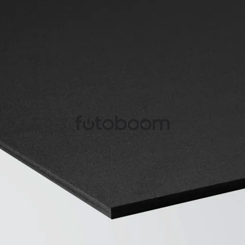Plancha PVC Negro Mate 100x100
