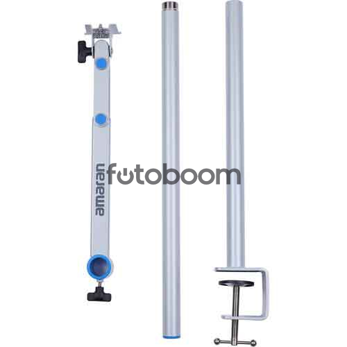 Verge Desk Clamp Stand Silver