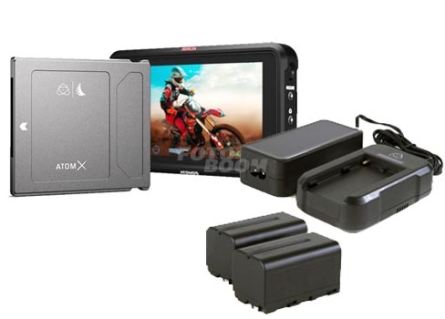 Ninja V + Nextorage 500GB + Kit Power + Kit Accesorios Bonificacion ATOMOS