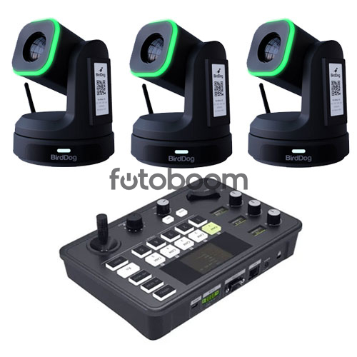 Kit 3 x X1 FHD WiFi 20x (Negro) + MKB10