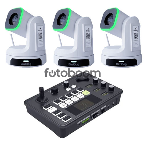 Kit 3 x X1 FHD WiFi 20x (Blanco) + MKB10