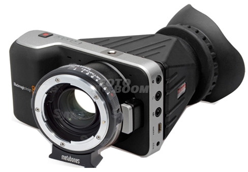 Pocket Cinema + Metabones BMPCC a Canon + Z-Finder