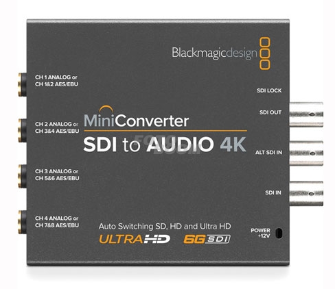 Mini Conversor SDI a Audio 4K