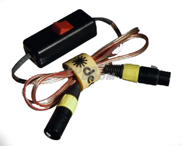 Cable de DLH4 a batería XLR4