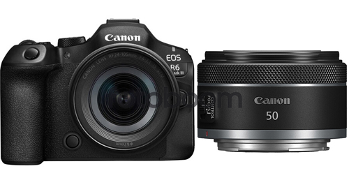 EOS R6 Mark III + 24-105mm f/4-7,1 RF IS STM + 50mm f/1.8 STM RF