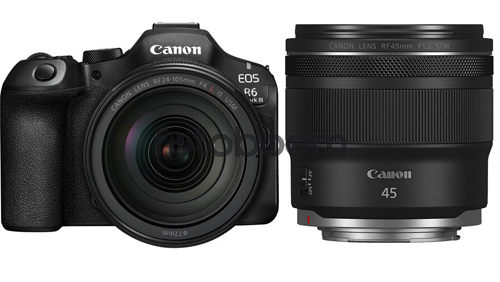 EOS R6 Mark III + 24-105mm f/4L RF IS + 45mm f/1.2 STM RF + CANEST