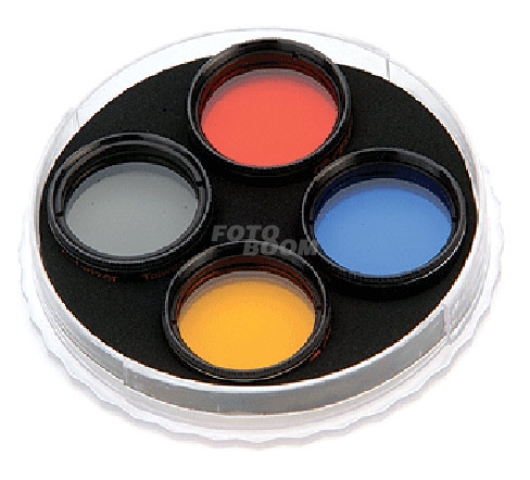 Juego Nº 1 - 31,8mm (4 filtros - 21 Naranja 46%, 80A Azul Claro 30%, 15 Amarillo
