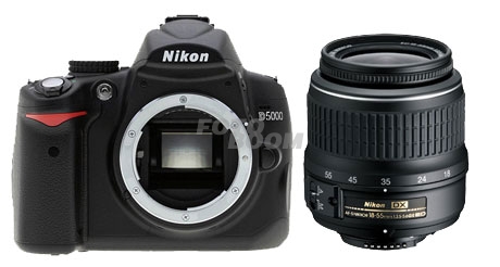 D5000 + 18-55 f/3.5-5.6G II AF-S DX + Bolsa + 4Gb Nikon
