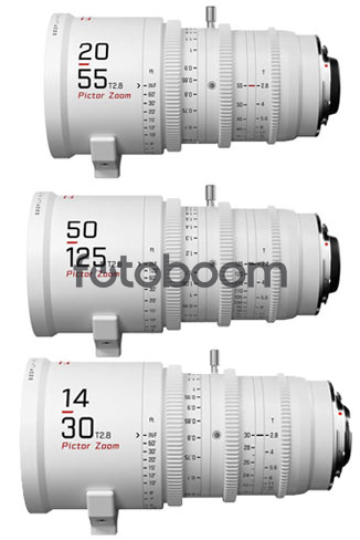KIT PICTOR ZOOM BLANCO 14-30mm/ 20-55mm/ 50-125mm