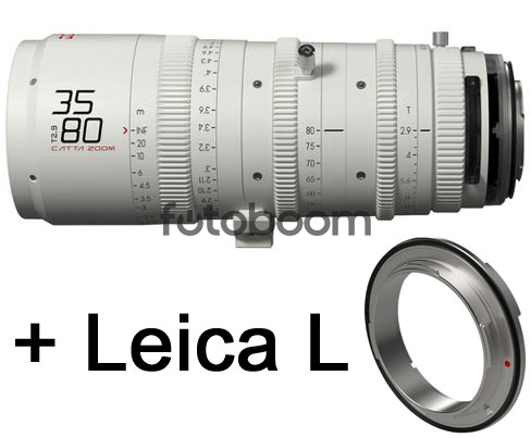 35-80mm T/2.9 Catta Zoom L-Mount (Blanco)