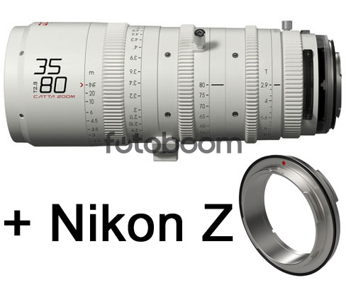 35-80mm T/2.9 Catta Zoom Z-Mount (Blanco)