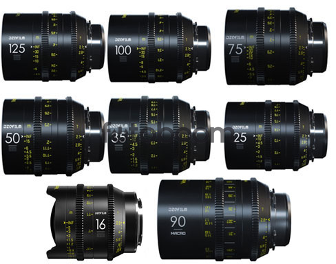 KIT VESPID 8-Lens 16/25/35/50/75/90 Macro/100/125 (FF, PL+EF)
