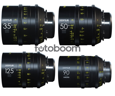 KIT A VESPID 4-Lens 35mm/50mm/90mm Macro/125mm (FF, PL+EF)