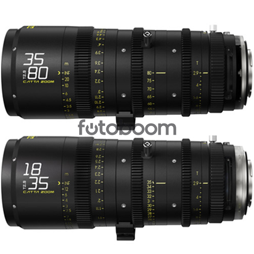 KIT CATTA ZOOM 18-35mm/35-80mm E-Mount (Negro)