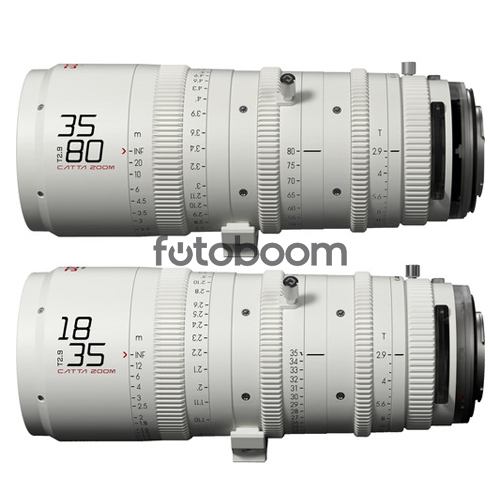 KIT CATTA ZOOM 18-35mm/35-80mm E-Mount (Blanco)