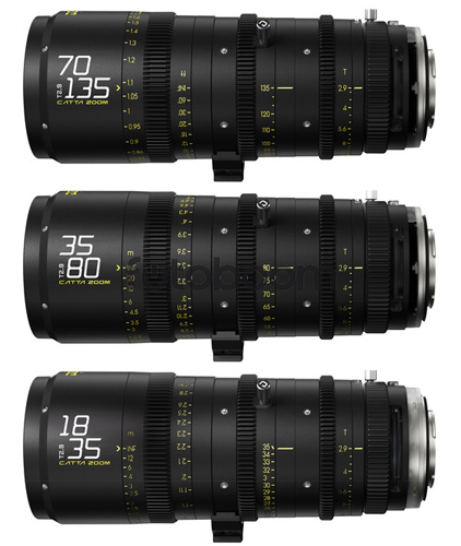 KIT CATTA ZOOM 18-35mm/35-80mm/70-135mm E-Mount (Negro)