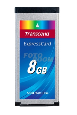 Solid State 8Gb ExpressCard/34 con USB-Adapter