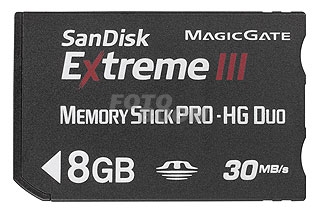 Memory Stick Extreme III MSPD-HG Pro Duo 8GB