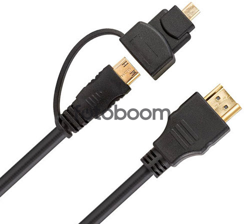 Cable HDMI 2 en 1