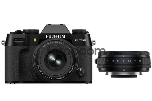 X-T50 Negra + 16-50mm f/2.8-4.8 XF R LM WR + 23mm f/2.8 R WR XF Negro + 100E PROMO FUJI - FUJIKINA MADRID X