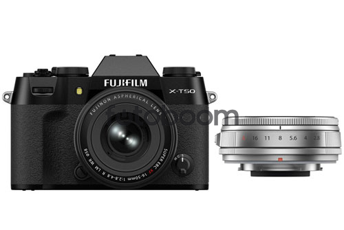 X-T50 Negra + 16-50mm f/2.8-4.8 XF R LM WR + 23mm f/2.8 R WR XF Plata + 100E PROMO FUJI - FUJIKINA MADRID X