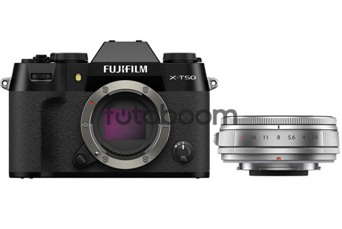 X-T50 Negra + 23mm f/2.8 R WR XF Plata + 100E PROMO FUJI