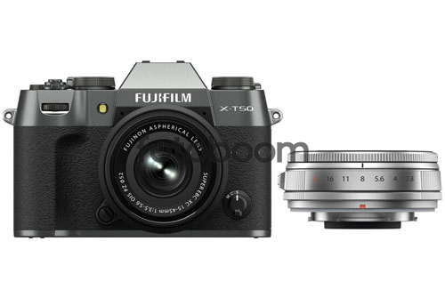 X-T50 Plata Carbón + 15-45mm f/3.5-5.6 XC OIS PZ + 23mm f/2.8 R WR XF Plata + 100E PROMO FUJI