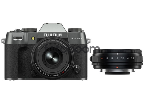 X-T50 Plata Carbón + 16-50mm f/2.8-4.8 XF R LM WR + 23mm f/2.8 R WR XF Negro + 100E PROMO FUJI