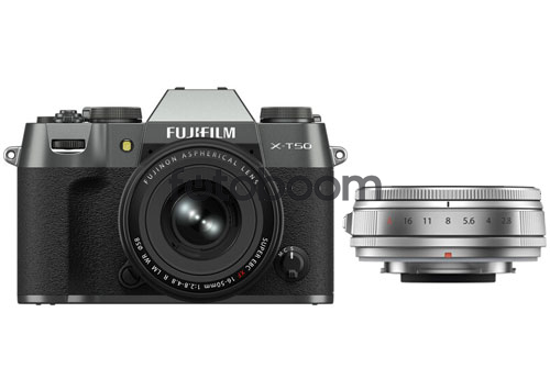 X-T50 Plata Carbón + 16-50mm f/2.8-4.8 XF R LM WR + 23mm f/2.8 R WR XF Plata + 100E PROMO FUJI