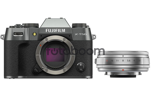 X-T50 Plata Carbón + 23mm f/2.8 R WR XF Plata + 100E PROMO FUJI