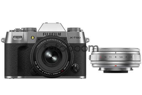 X-T50 Plata + 16-50mm f/2.8-4.8 XF R LM WR + 23mm f/2.8 R WR XF Plata + 100E PROMO FUJI - FUJIKINA MADRID X