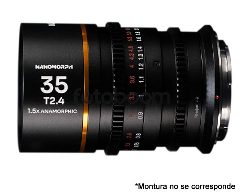 35mm T/2.4 Nanomorph 1.5x (Ámbar, Nikon Z)