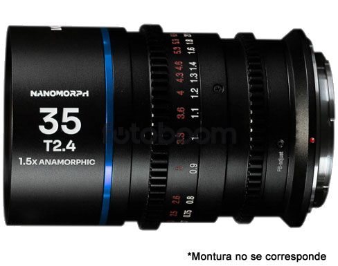 35mm T/2.4 Nanomorph 1.5x (Azul, Leica L)