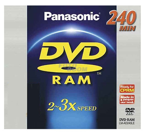 AD240LE DVD-Ram 3x 240min