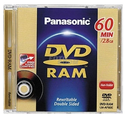AF60E DVD-RAM 8cm 2,8Gb 60min.