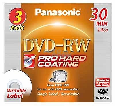 RK30JE DVD-R 8cm 1,4Gb 30min