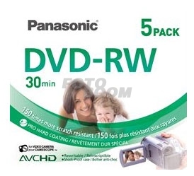 RW30E5 DVD-RW 8cm 2,8Gb 30min x5u