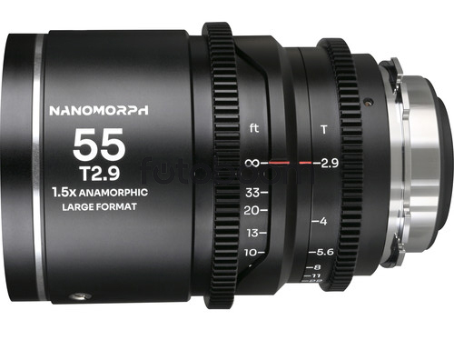 55mm T/2.9 Nanomorph LF 1.5x (Plata, FF, PL+EF)