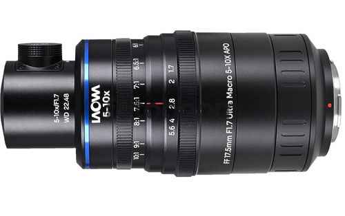 17.5mm f/1.7 5-10X Aksen Ultra Macro APO Coaxial (MFT)