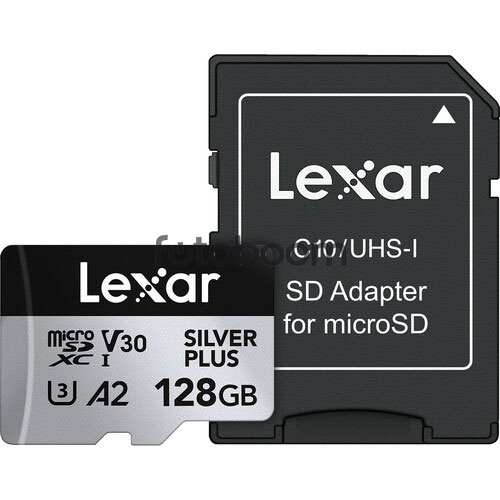 microSDXC Silver UHS-I 128GB V30