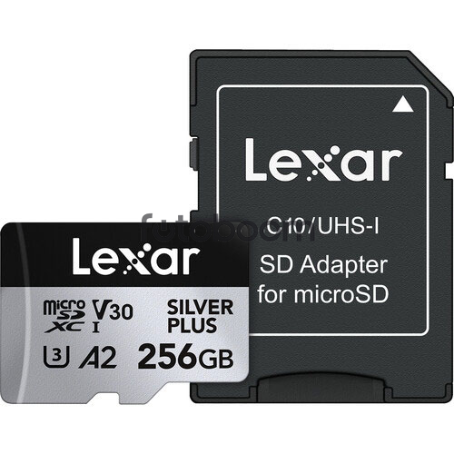 microSDXC Silver UHS-I 256GB V30