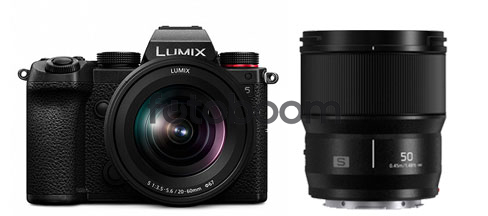 LUMIX S5 + 20-60mm f/3.5-5.6 S + 50mm f/1.8 S con 100E Bonificacion PANASONIC