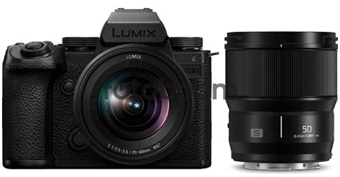 LUMIX S5M2X + 20-60mm f/3.5-5.6 S + 50mm f/1.8 S con 400E Bonificacion PANASONIC