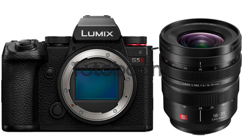 LUMIX S5M2 + 16-35mm f/4 S PRO con 800E Descuento Directo PANASONIC