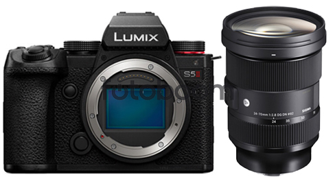 LUMIX S5M2 + 24-70mm f/2.8 DG DN (A) Leica L con 400E Bonificacion PANASONIC