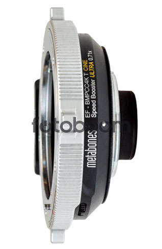 Canon EF Lens a cuerpo BMPCC4K T Cine Speed Booster ULTRA 0.71x